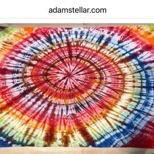Rainbow Spiral Tapestry by STELLAR